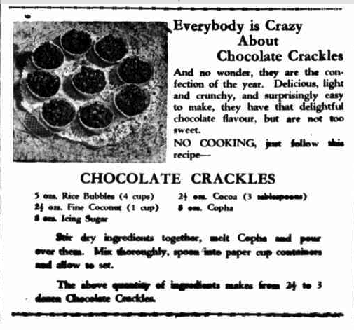 chocolate crackles recipe