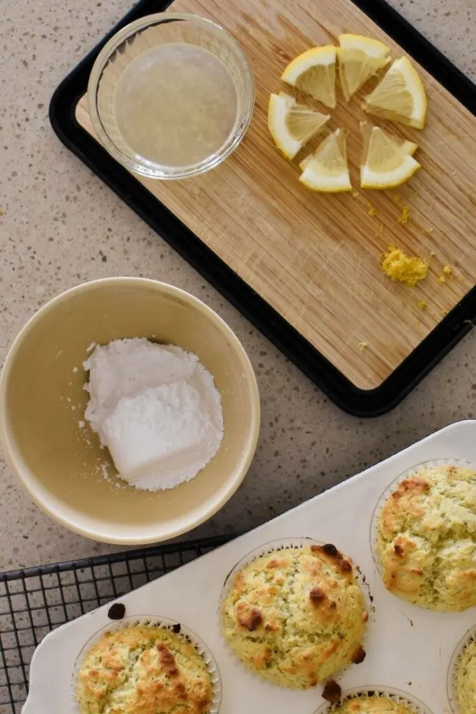lemon muffins method