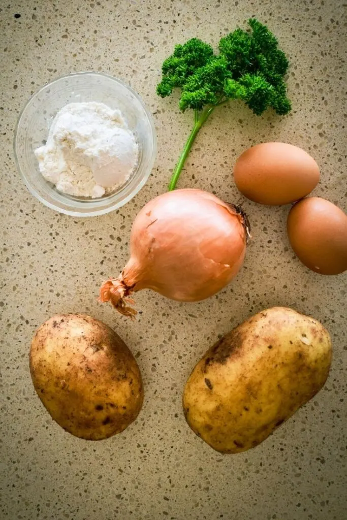 potato cakes ingredioents