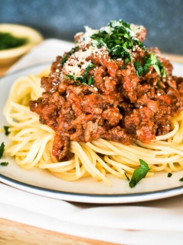 spaghetti bolognese