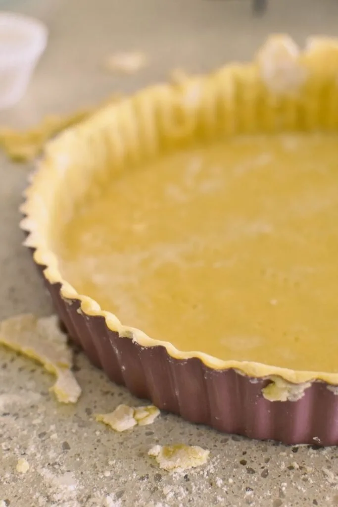 sweet shortcrust pastry pie