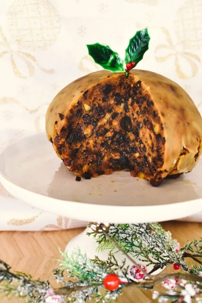 boiled christmas pudding 2