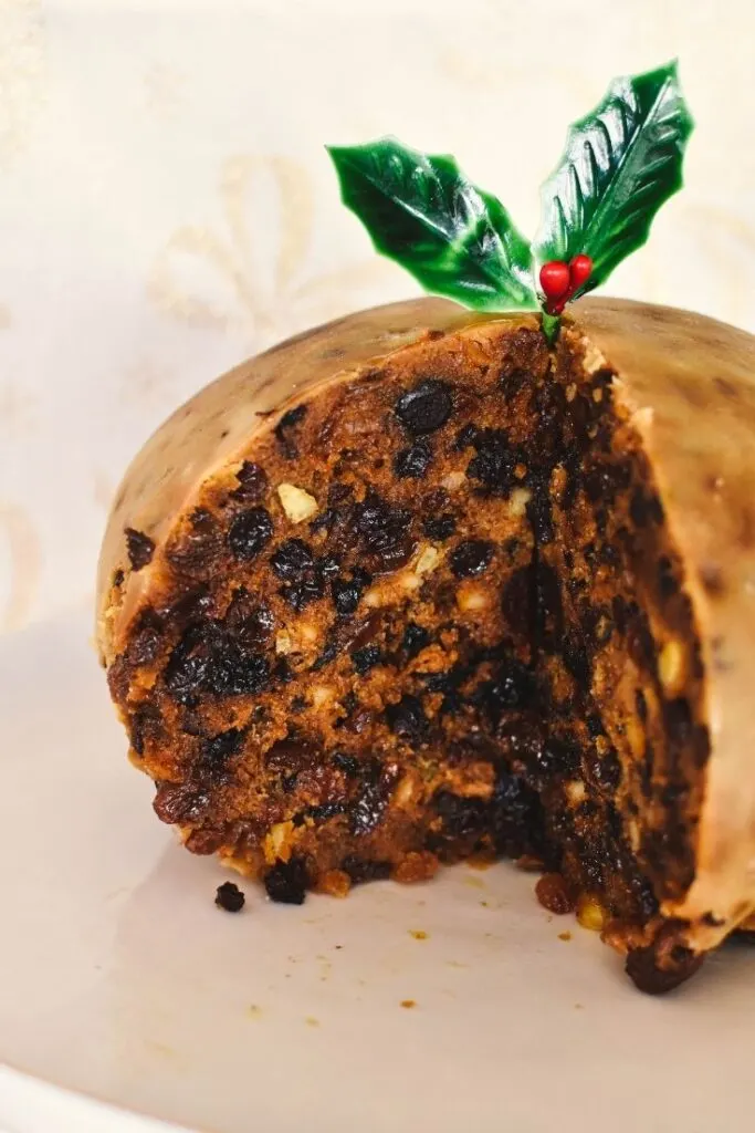 boiled christmas pudding