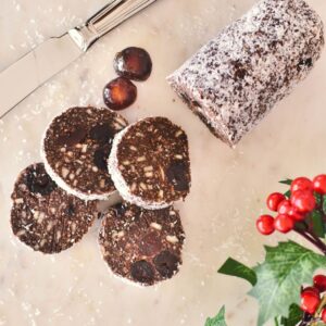 choc cherry log