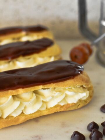 chocolate eclairs