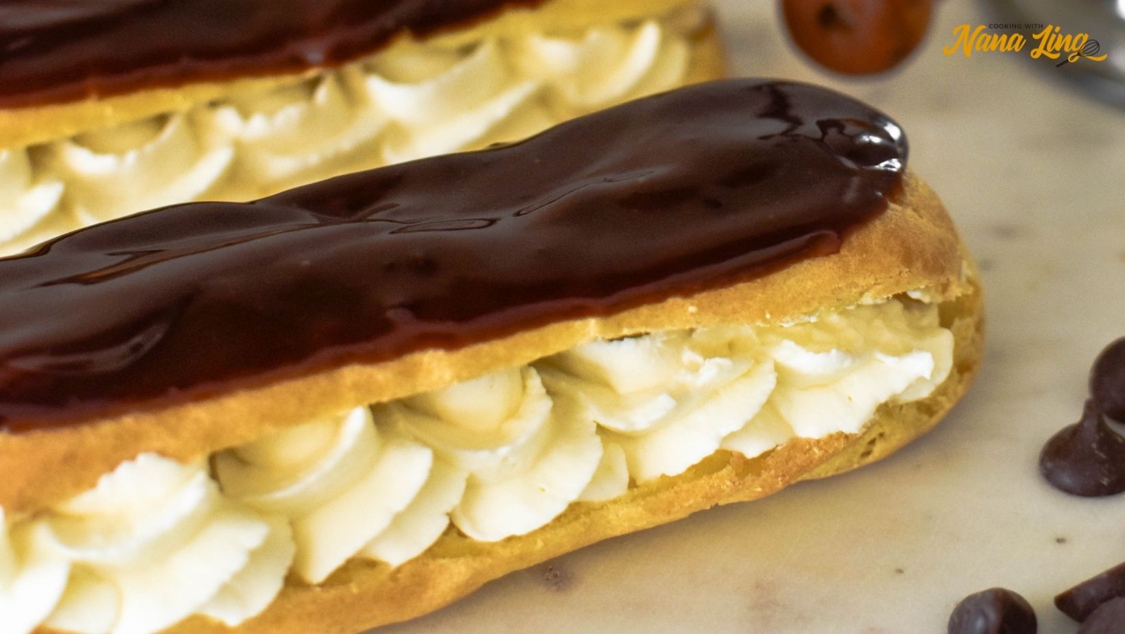 Chocolate Eclairs Recipe Cooking with Nana Ling