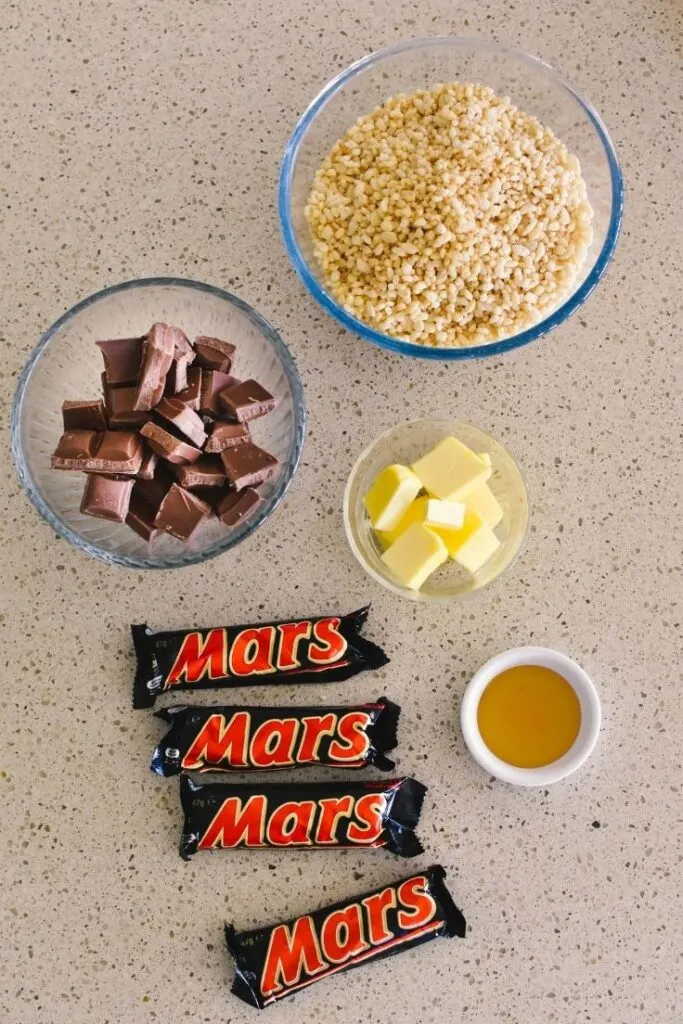 mars bar slice ingredients