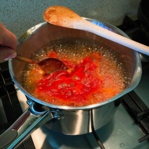 boiling tomatoes for relish