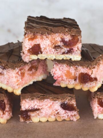 cherry ripe slice