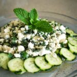 cucumber mint fetta salad