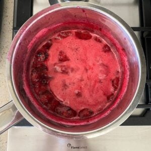 boiling rosella jam