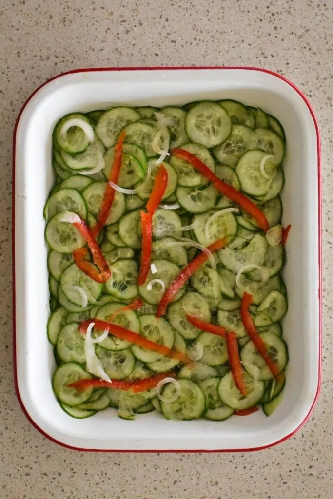 making bread and butter pickles