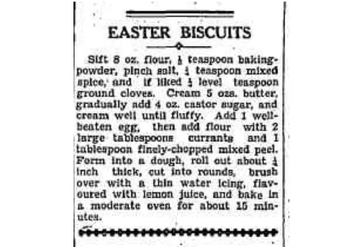 old fashioned easter biscuits recipe