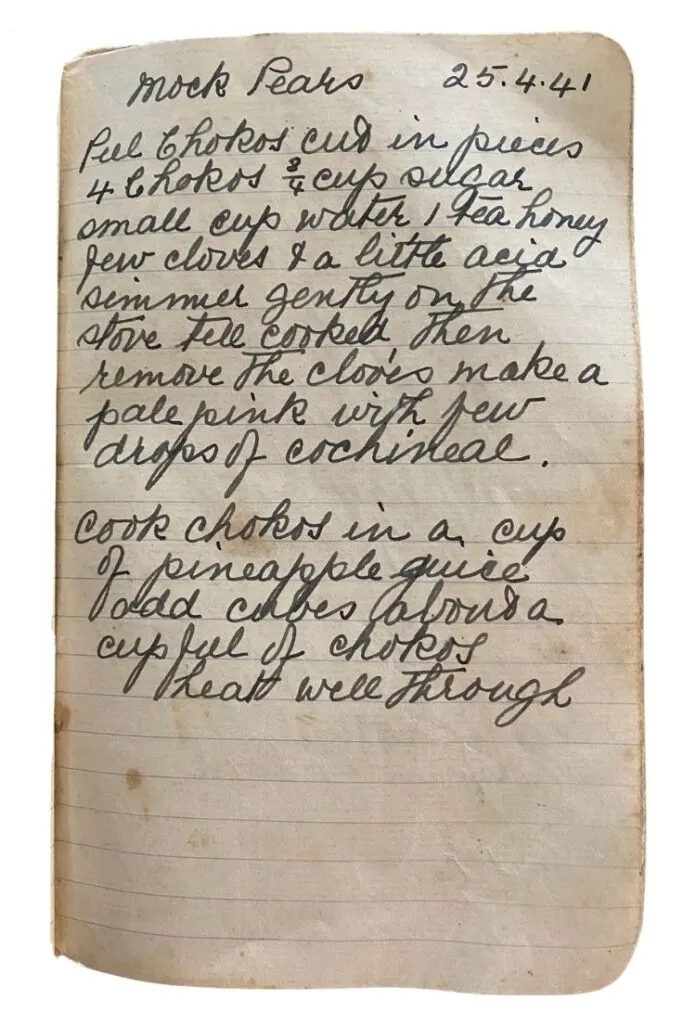 recipe for sweet choko tart