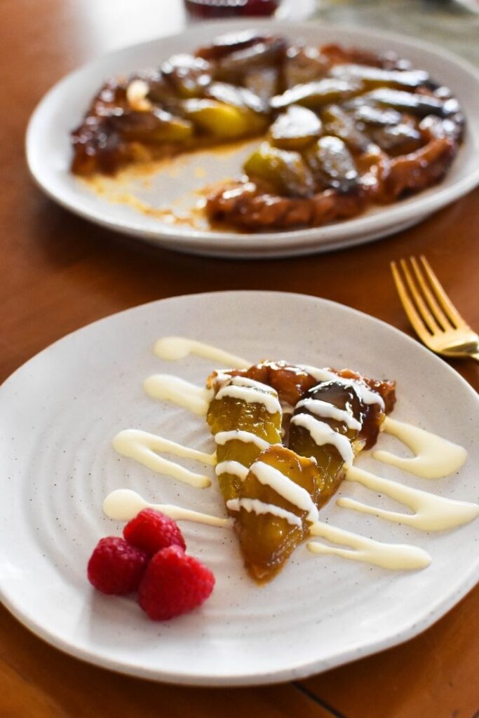 slice sweet choko tart