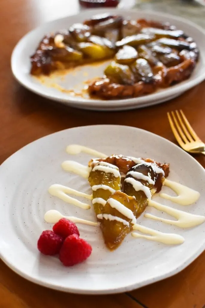 slice sweet choko tart