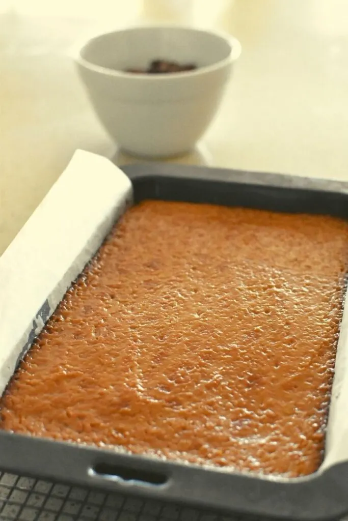 caramel slice caramel layer
