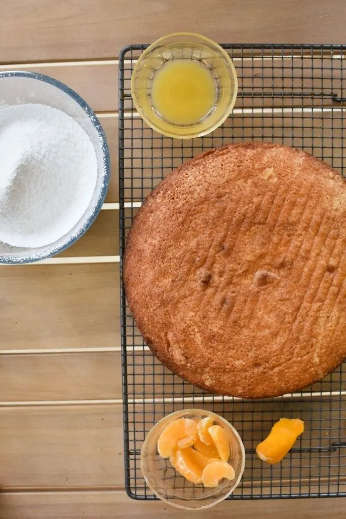 mandarin cake icing