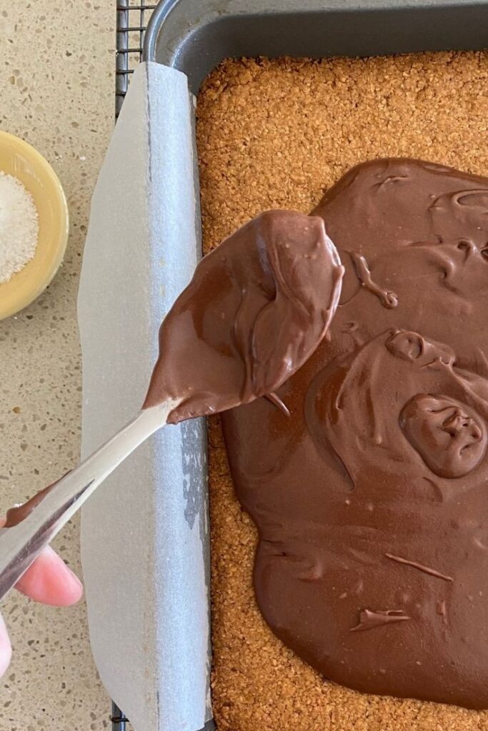 icing weetbix slice