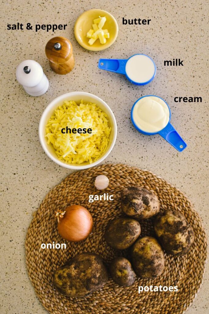 recipe for potato bake ingredients