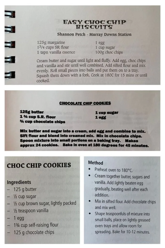 recipes for chocolate chip cookies