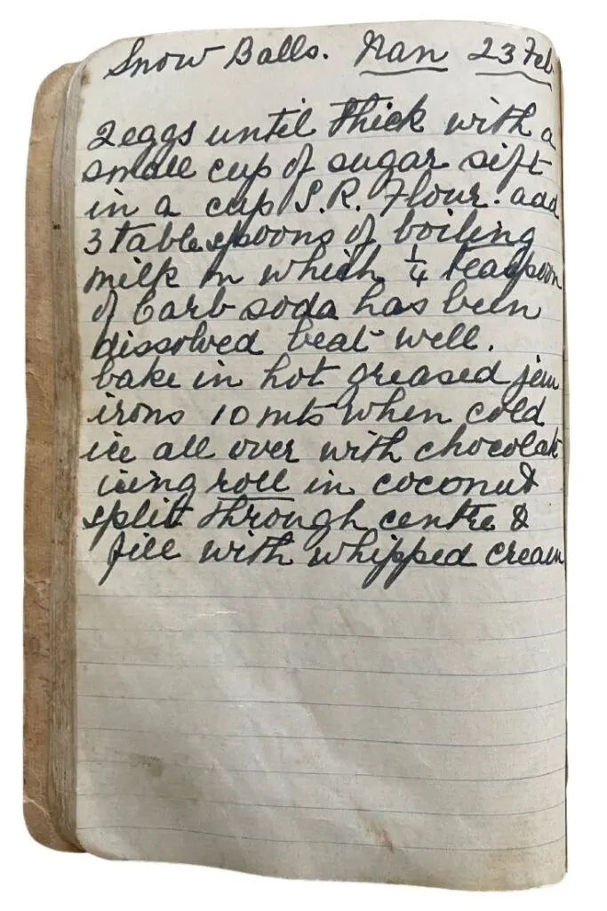 snowballs recipe