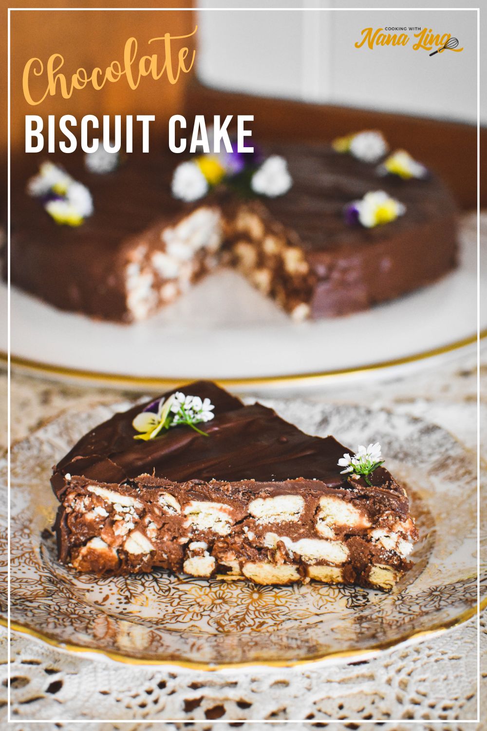Chocolate Biscuit Cake - Cooking with Nana Ling