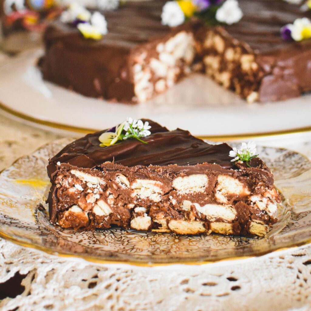 Chocolate Biscuit Cake Cooking with Nana Ling