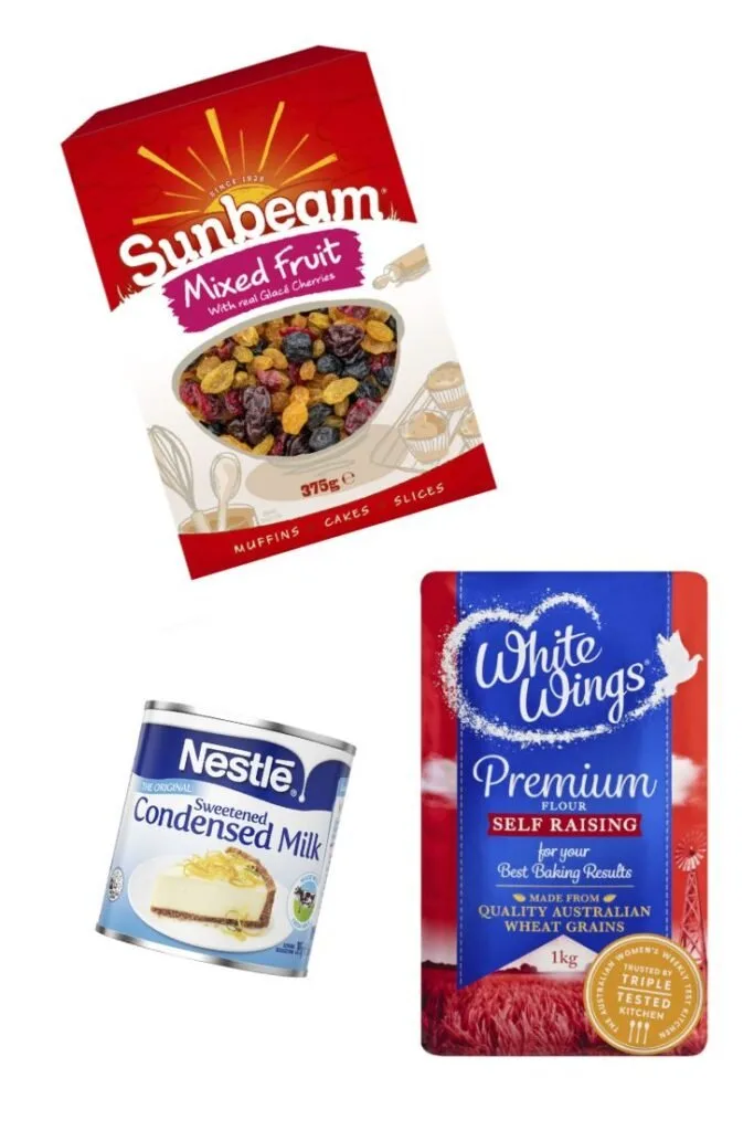 mixed fruit slice ingredients