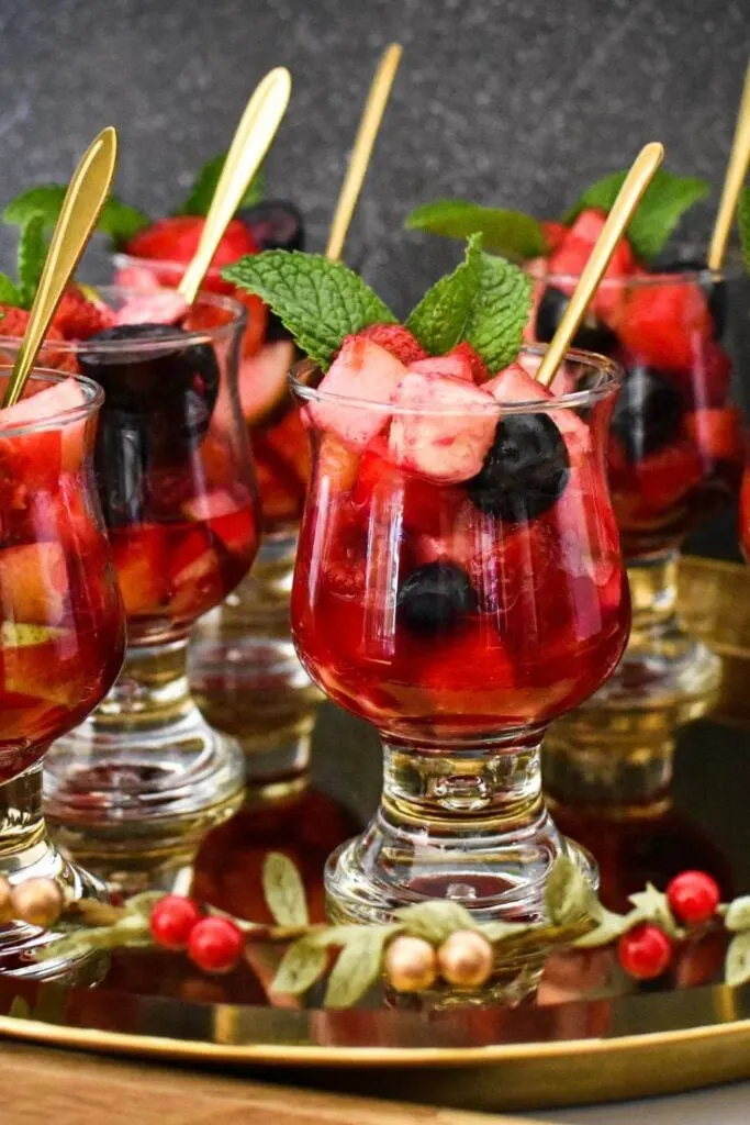 festive fruit cups