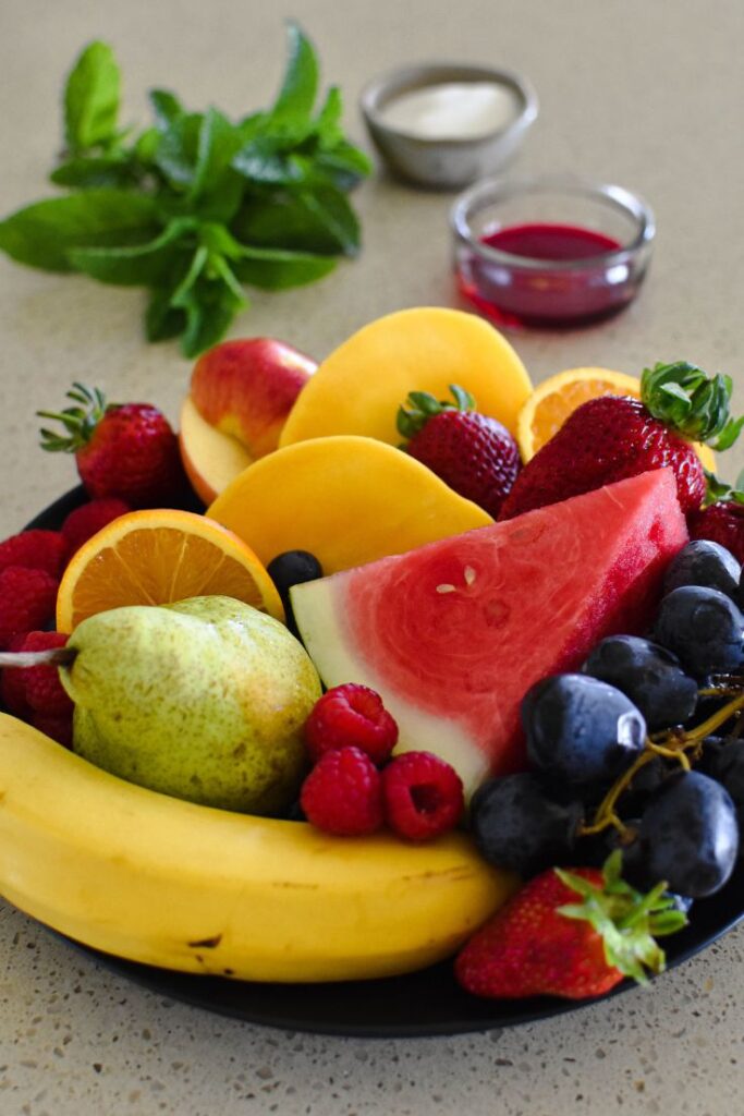 fruit on plate