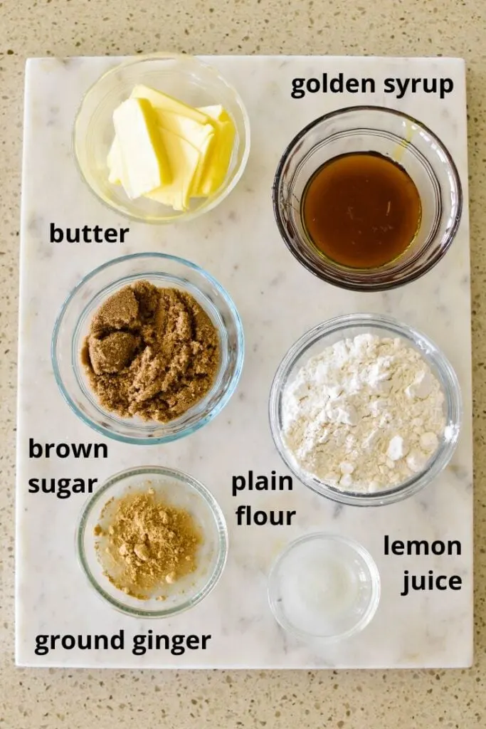 ingredients brandy snaps 1
