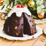 chocolate christmas pudding cake