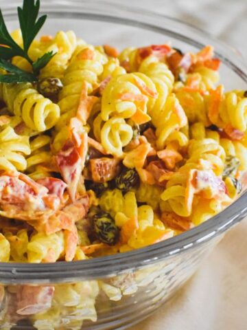 curried pasta salad social