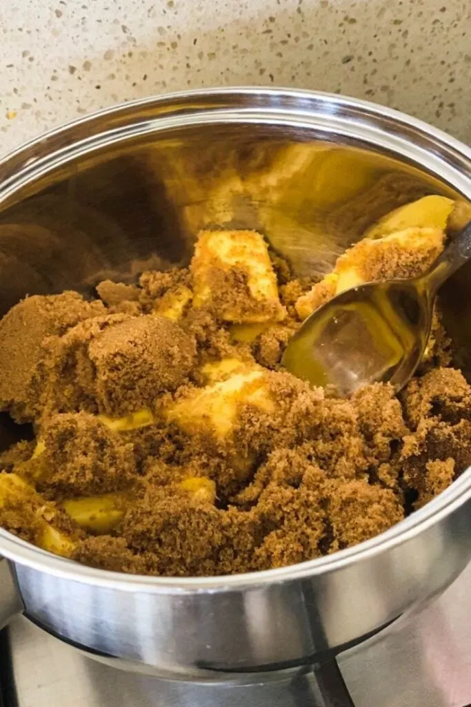 making caramel for christmas crack 1