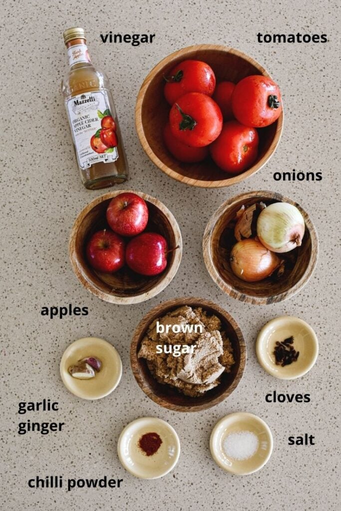 tomato chutney ingredients