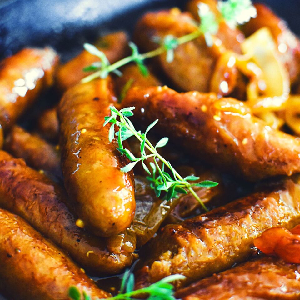 Devilled Sausages Cooking with Nana Ling