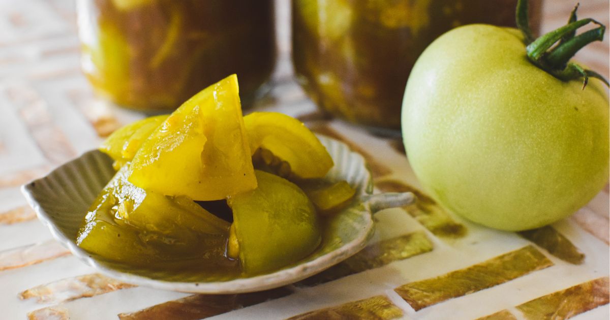 Green Tomato Pickles Recipe Cooking with Nana Ling