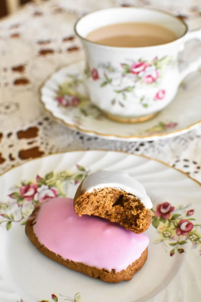 honey jumbles on plate