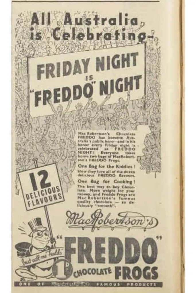 Freddo Frog ad