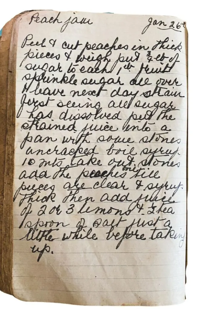 peach jam recipe