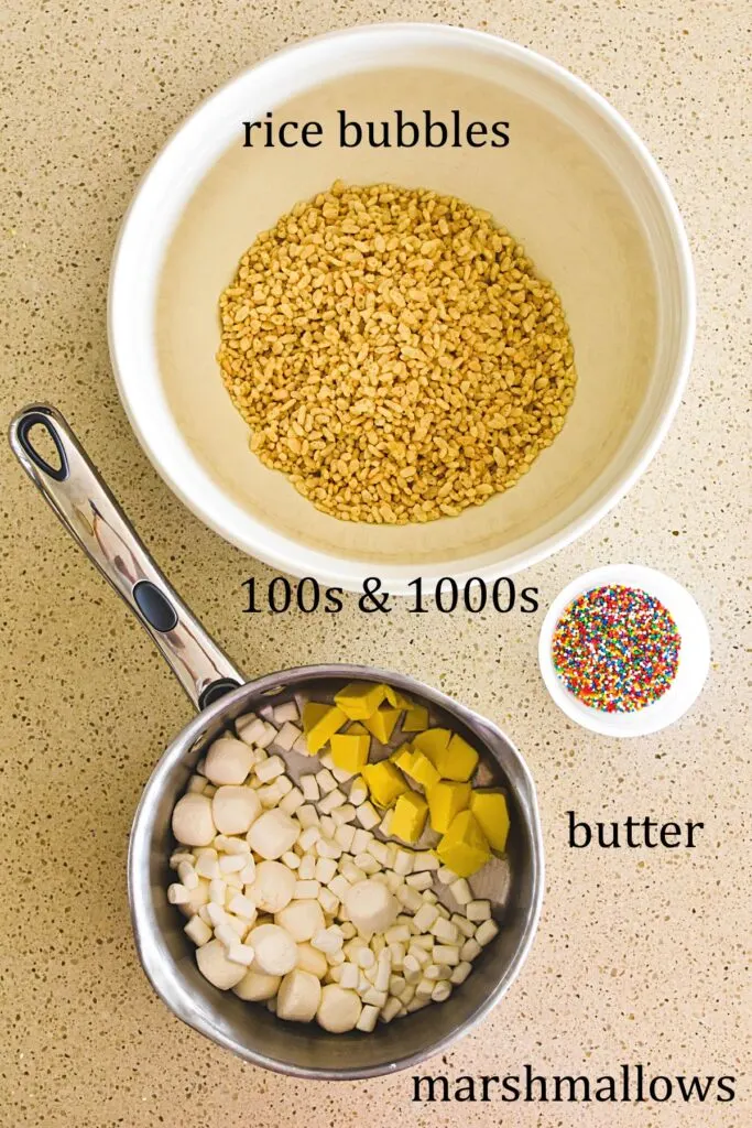 rice bubble slice ingredients