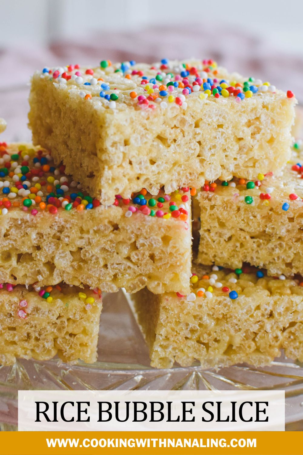 Rice Bubble Slice Cooking with Nana Ling