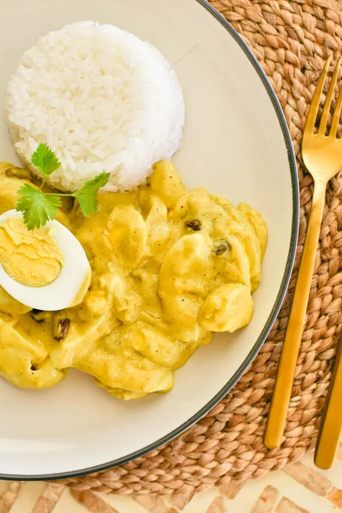 curried eggs 2