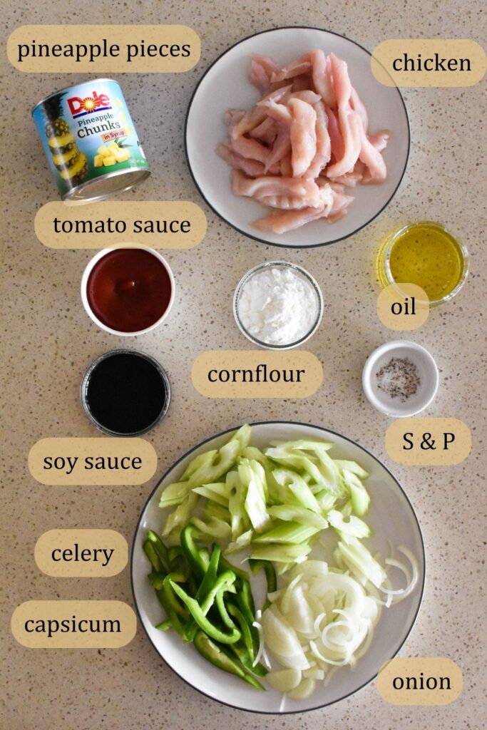 hawaiian chicken ingredients
