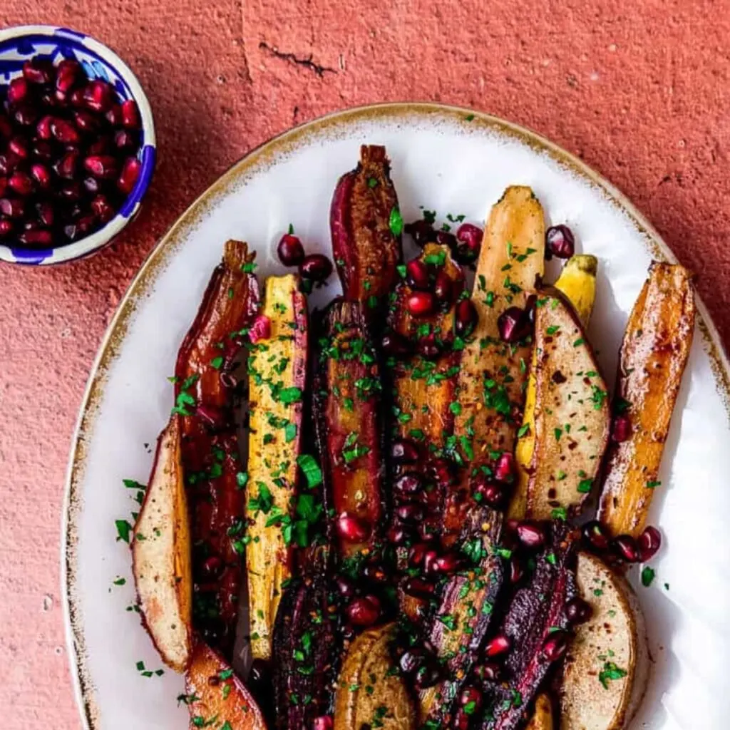 carrot and pomegranate salad