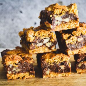 chocolate oat slice.