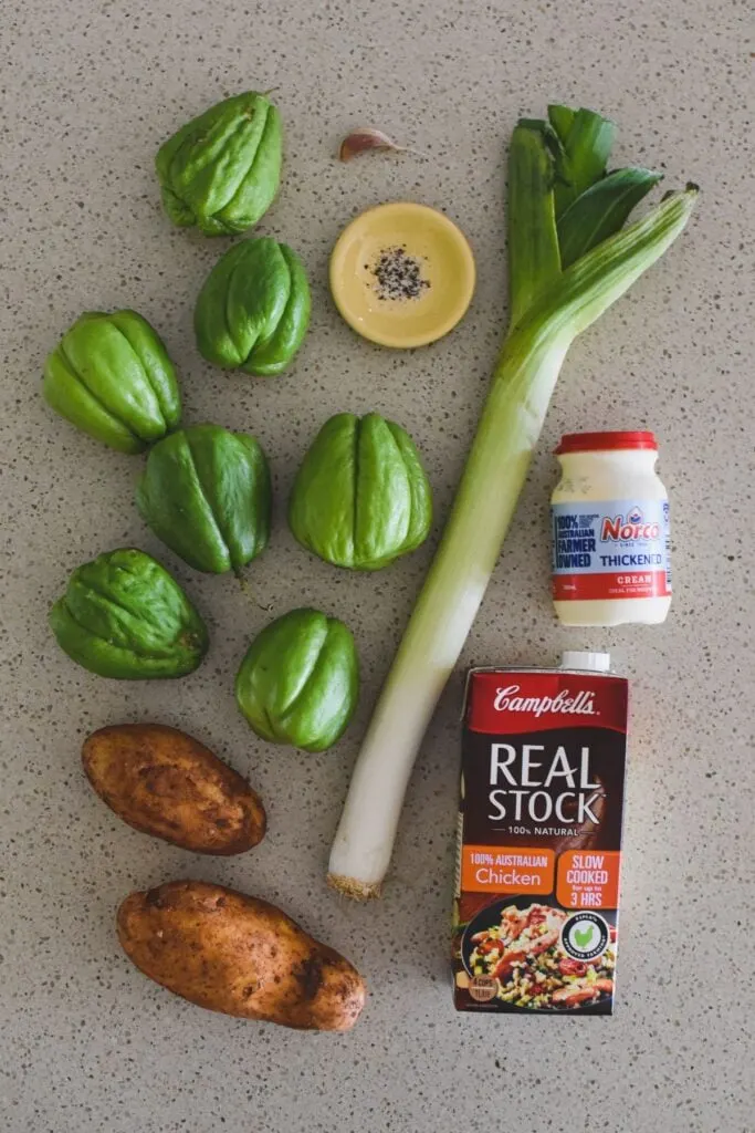 choko soup ingredients