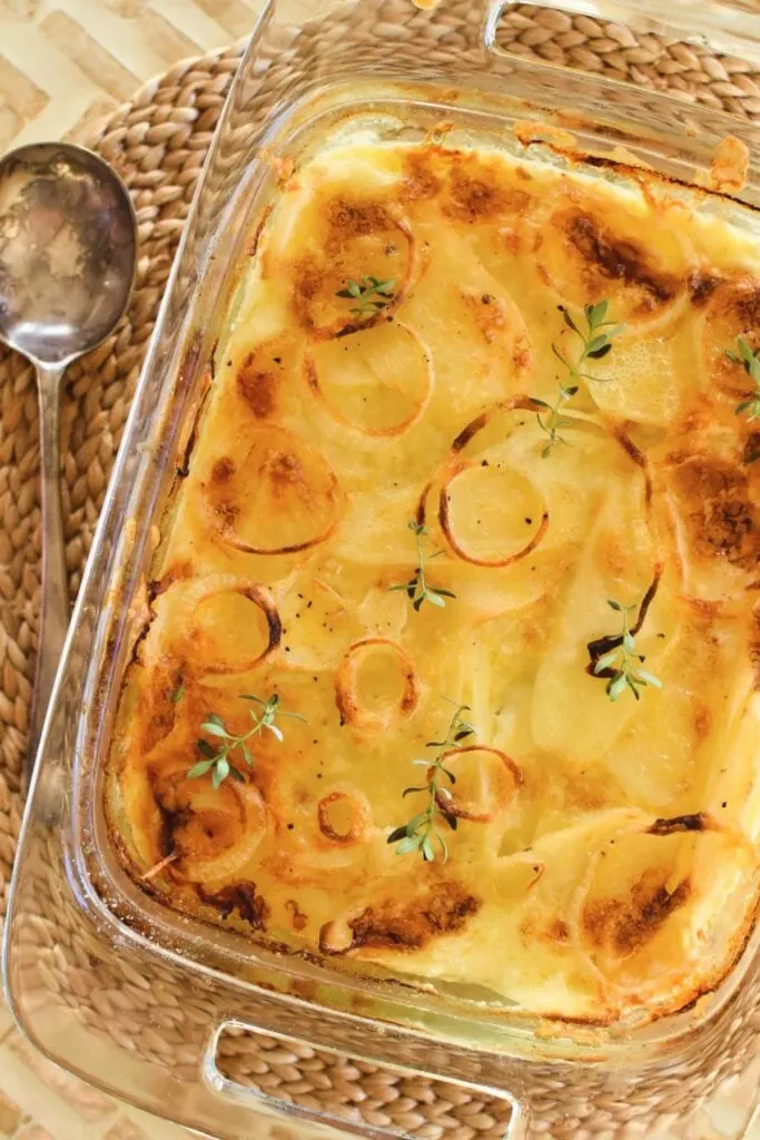 cooked potato bake
