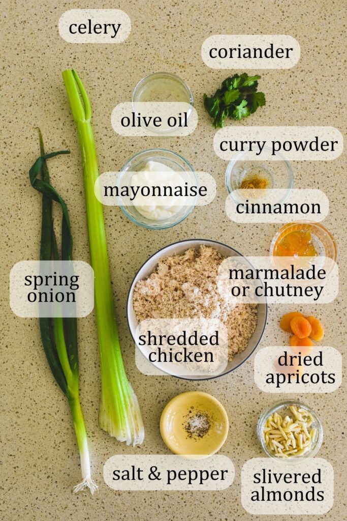 coronation chicken ingredients.